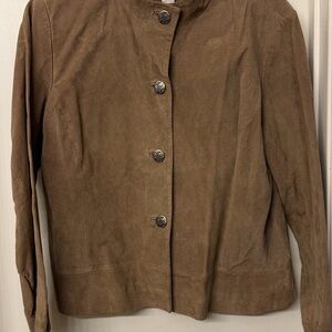 Chico’s Leather Jacket Size 2